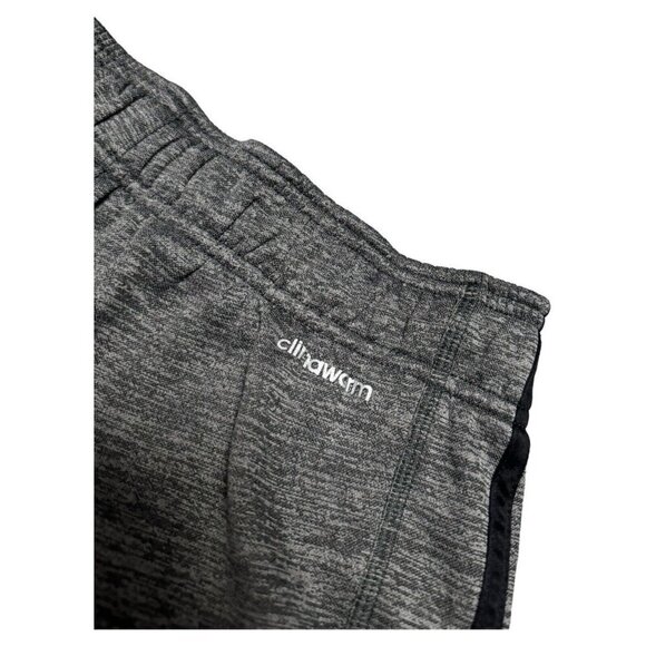 Adidas CLIMAWARM FLEECE Heather Grey Light Sweatpants Joggers Workout Gym Pants - Picture 6 of 6
